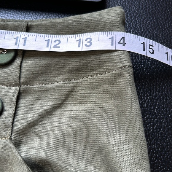 Anthropologie Eva Franco Pant Wide Leg Side Zip Button Front Pockets Sz 6 NEW - Picture 10 of 11